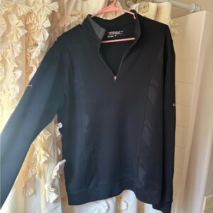 Nike Men’s Black Zip-Up Golf Pullover